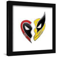 Gallery Pops Marvel Deadpool & Wolverine - Friends Charm Wall Art-Trends International-Framed Gallery Pops