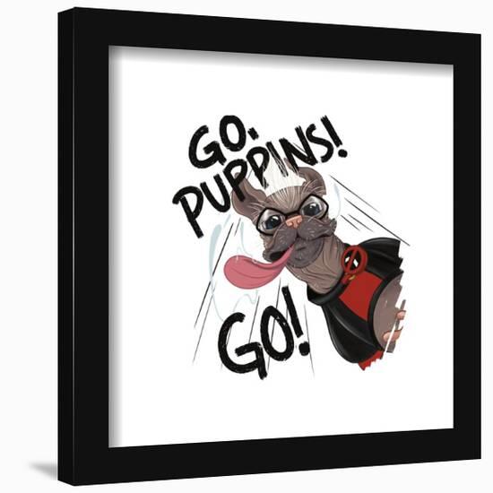 Gallery Pops Marvel Deadpool & Wolverine - Go Puppins Wall Art-Trends International-Framed Gallery Pops