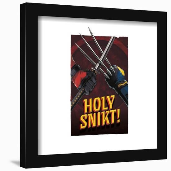 Gallery Pops Marvel Deadpool & Wolverine - Holy Snikt! Wall Art-Trends International-Framed Gallery Pops