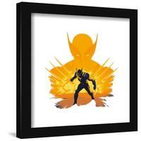 Gallery Pops Marvel Deadpool & Wolverine - Wolverine Burst Wall Art-Trends International-Framed Gallery Pops