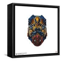 Gallery Pops Marvel Deadpool & Wolverine - Wolverine Medallion Wall Art-Trends International-Framed Stretched Canvas