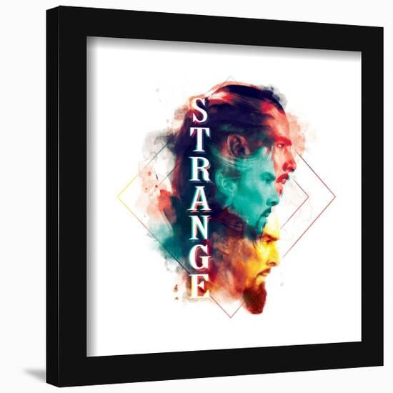 Gallery Pops Marvel Dr. Strange in the Multiverse of Madness - Text Badge Wall Art-Trends International-Framed Gallery Pops