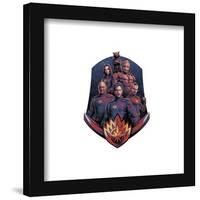 Gallery Pops Marvel Guardians of the Galaxy Vol 3 - Guardians Badge Wall Art-Trends International-Framed Gallery Pops