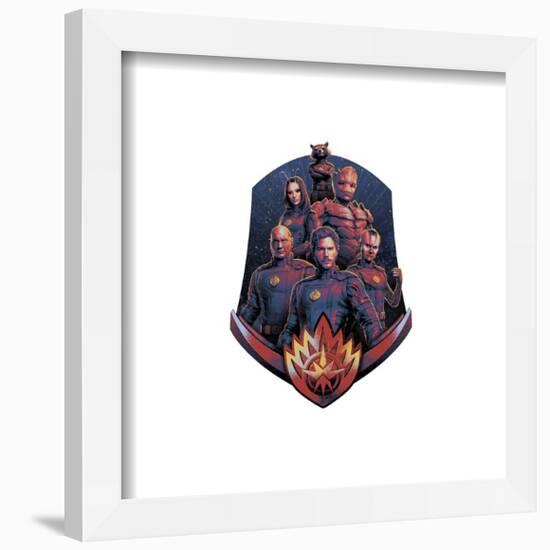 Gallery Pops Marvel Guardians of the Galaxy Vol 3 - Guardians Badge Wall Art-Trends International-Framed Gallery Pops