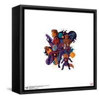 Gallery Pops Marvel Guardians of the Galaxy Vol 3 - Guardians Illustrated Wall Art-Trends International-Framed Stretched Canvas