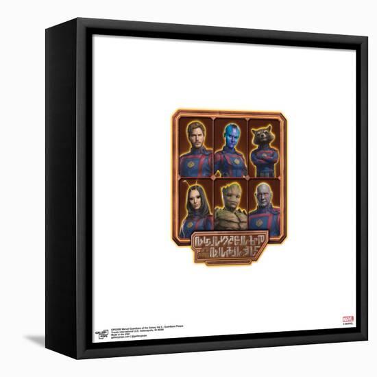 Gallery Pops Marvel Guardians of the Galaxy Vol 3 - Guardians Plaque Wall Art-Trends International-Framed Stretched Canvas