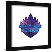 Gallery Pops Marvel Guardians of the Galaxy Vol 3 - Shield Logo Wall Art-Trends International-Framed Gallery Pops