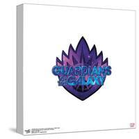 Gallery Pops Marvel Guardians of the Galaxy Vol 3 - Shield Logo Wall Art-Trends International-Stretched Canvas