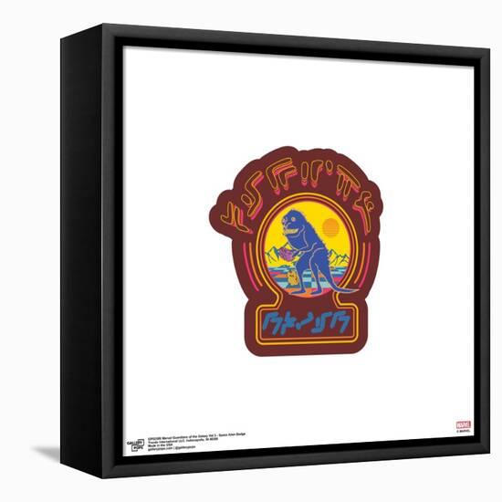 Gallery Pops Marvel Guardians of the Galaxy Vol 3 - Space Alien Badge Wall Art-Trends International-Framed Stretched Canvas