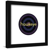 Gallery Pops Marvel Hawkeye - Bullseye Logo Wall Art-Trends International-Framed Gallery Pops