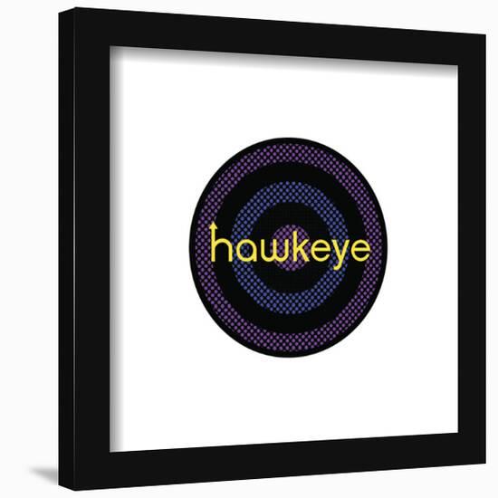 Gallery Pops Marvel Hawkeye - Bullseye Logo Wall Art-Trends International-Framed Gallery Pops