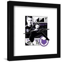 Gallery Pops Marvel Hawkeye - Hawkeye Panel Graphic Wall Art-Trends International-Framed Gallery Pops