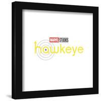 Gallery Pops Marvel Hawkeye - Logo Wall Art-Trends International-Framed Gallery Pops