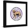 Gallery Pops Marvel Hawkeye - Lucky The Pizza Dog Bullseye Wall Art-Trends International-Framed Gallery Pops