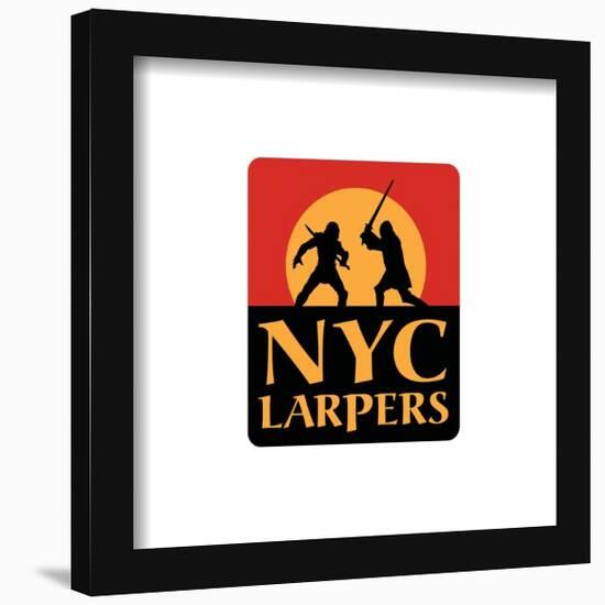 Gallery Pops Marvel Hawkeye - NYC LARPers Wall Art-Trends International-Framed Gallery Pops