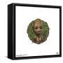 Gallery Pops Marvel I Am Groot - Baby Groot Badge Wall Art-Trends International-Framed Stretched Canvas