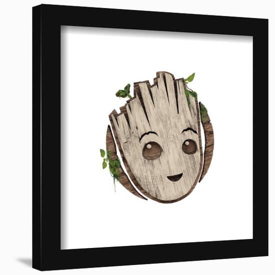 Gallery Pops Marvel I Am Groot - Baby Groot Face Wall Art-Trends International-Framed Gallery Pops