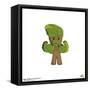 Gallery Pops Marvel I Am Groot - Baby Groot Hair Illustrated Wall Art-Trends International-Framed Stretched Canvas