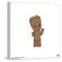 Gallery Pops Marvel I Am Groot - Baby Groot Illustrated Wall Art-Trends International-Stretched Canvas