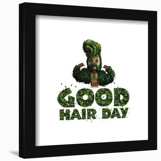 Gallery Pops Marvel I Am Groot - Good Hair Day Wall Art-Trends International-Framed Gallery Pops