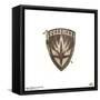 Gallery Pops Marvel I Am Groot - Guardians Shield Wall Art-Trends International-Framed Stretched Canvas