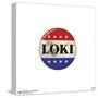 Gallery Pops Marvel Loki - Loki For President Button Wall Art-Trends International-Stretched Canvas