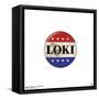 Gallery Pops Marvel Loki - Loki For President Button Wall Art-Trends International-Framed Stretched Canvas