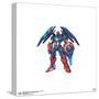 Gallery Pops Marvel Mech Strike: Monster Hunters - Captain America Wall Art-Trends International-Stretched Canvas