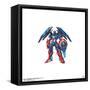 Gallery Pops Marvel Mech Strike: Monster Hunters - Captain America Wall Art-Trends International-Framed Stretched Canvas