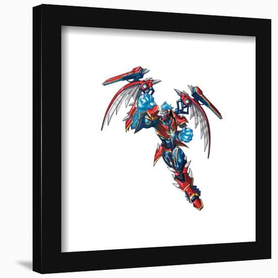 Gallery Pops Marvel Mech Strike: Monster Hunters - Captain Marvel Wall Art-Trends International-Framed Gallery Pops