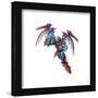 Gallery Pops Marvel Mech Strike: Monster Hunters - Captain Marvel Wall Art-Trends International-Framed Gallery Pops