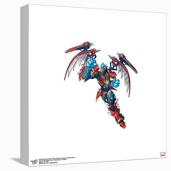 Gallery Pops Marvel Mech Strike: Monster Hunters - Captain Marvel Wall Art-Trends International-Stretched Canvas