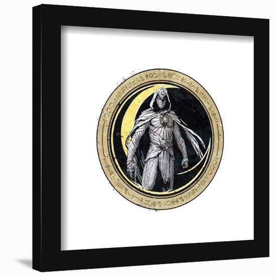 Gallery Pops Marvel Moon Knight - Crescent Icon Wall Art-Trends International-Framed Gallery Pops