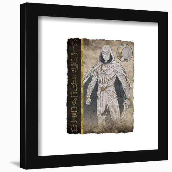Gallery Pops Marvel Moon Knight - Heiroglyph Scroll Badge Wall Art-Trends International-Framed Gallery Pops
