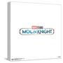 Gallery Pops Marvel Moon Knight - Logo Wall Art-Trends International-Stretched Canvas