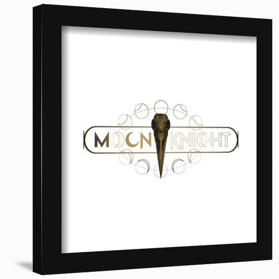 Gallery Pops Marvel Moon Knight - Moon Phase Logo Wall Art-Trends International-Framed Gallery Pops