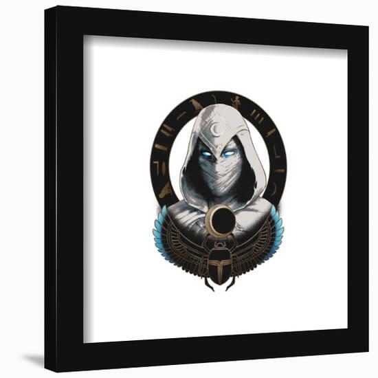 Gallery Pops Marvel Moon Knight - Scarab Badge Wall Art-Trends International-Framed Gallery Pops