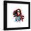 Gallery Pops Marvel Ms. Marvel - Kamala Khan Fragmented Wall Art-Trends International-Framed Gallery Pops