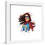 Gallery Pops Marvel Ms. Marvel - Kamala Khan Fragmented Wall Art-Trends International-Framed Gallery Pops