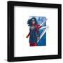 Gallery Pops Marvel Ms. Marvel - Kamala Khan Geometric Badge Wall Art-Trends International-Framed Gallery Pops