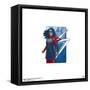 Gallery Pops Marvel Ms. Marvel - Kamala Khan Geometric Badge Wall Art-Trends International-Framed Stretched Canvas