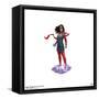 Gallery Pops Marvel Ms. Marvel - Kamala Khan Portrait Wall Art-Trends International-Framed Stretched Canvas