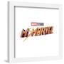 Gallery Pops Marvel Ms. Marvel - Logo Wall Art-Trends International-Framed Gallery Pops