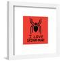 Gallery Pops Marvel Spider-Man: No Way Home - I Love Spider-Man Arachnid Wall Art-Trends International-Framed Gallery Pops