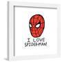 Gallery Pops Marvel Spider-Man: No Way Home - I Love Spider-Man Mask Wall Art-Trends International-Framed Gallery Pops