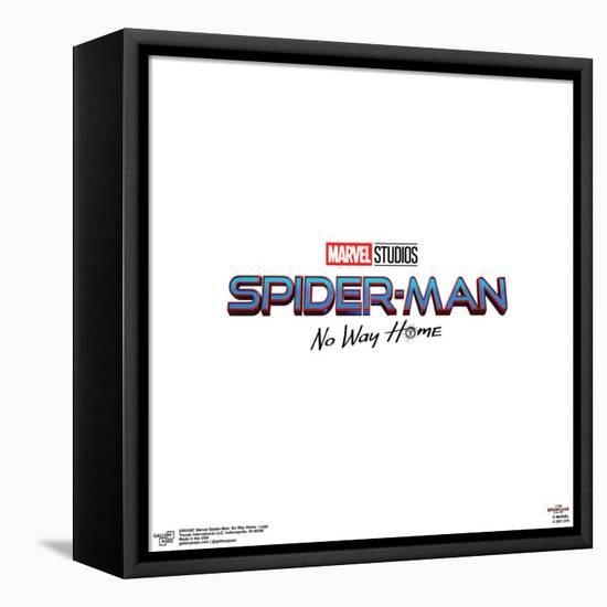 Gallery Pops Marvel Spider-Man: No Way Home - Logo Wall Art-Trends International-Framed Stretched Canvas