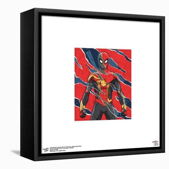 Gallery Pops Marvel Spider-Man: No Way Home - Ripped Spider-Man Wall Art-Trends International-Framed Stretched Canvas