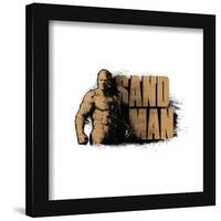 Gallery Pops Marvel Spider-Man: No Way Home - Sand Man Badge Wall Art-Trends International-Framed Gallery Pops