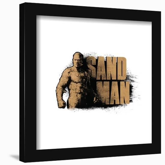 Gallery Pops Marvel Spider-Man: No Way Home - Sand Man Badge Wall Art-Trends International-Framed Gallery Pops