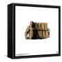 Gallery Pops Marvel Spider-Man: No Way Home - Sand Man Badge Wall Art-Trends International-Framed Stretched Canvas